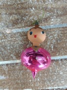 Bombka choinkowa prl laleczka 11