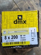 Wkręty ciesielskie 8x200 z łbem stożkowym