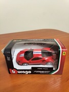 FERRARI 488 PISTA MODEL METALOWY BURAGO 1:43