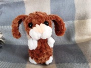 Piesek, pluszowy miś, maskotka