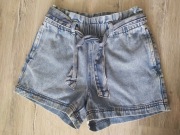 Szorty krótkie spodenki jeansowe dziewczęce młodzieżowe r. 152 11 lat