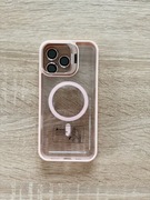 Etui case przezroczysty MagSafe iPhone 16 Pro Max - pudrowy róż