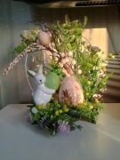 Stroik, dekoracja wielkanocna, ozdoba świąteczna, rękodzieło