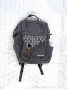 Szary, designerski plecak do laptopa, Leke Sky 