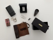 ZESTAW CYGAROWY: zapalniczka Porsche Design + etui cygara Adorini NOWE!