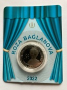 Kazachstan 100 tenge 2022”Róża Baglanowa”
