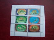 Bułgaria 1989 MNH Mi. 3840/45 Fauna Dinozaury