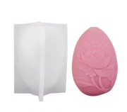 DUŻE JAJKO PISANKA PEONIA Wielkanocna forma 11.5*8.5 do Świec Odlewów 