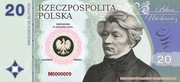 POLSKA - 20  ZŁOTYCH  2004 ADAM MICKIEWICZ - KOPIA