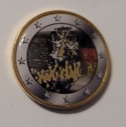 2 euro Niemcy 2019 Mur Berlinski kolor