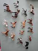 zestaw 16 zrebakow/ kucy schleich/ collecta