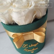 Flower Box z 8szt oryginalnych wiecznych róż!