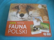 Fauna Polski gra planszowa układanka puzzle Adamigo Memory