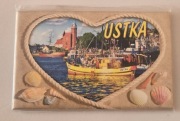 Magnes na lodówkę USTKA Błtyk Mielno Gdańsk Hel Jurata Sopot Serbinowo(1K).