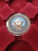 Medal USS George H.W.Bush -platerowany Au- Navy - wyprzedaż