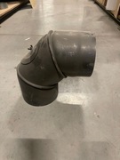 Kolano 90st./160mm z blachy czarnej - z rewizją