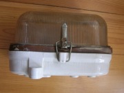 stara lampa przemysłowa oprawa kanałowa ścienno-sufitowa OPKZ-60 PRL?