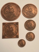 Mega zestaw kolekcjonerski miedziany . Gyges