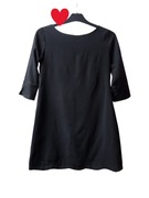 Sukienka Mielczarkowski mała czarna rękaw 3/4