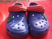 Klapki dziecięce typ Crocs roz. 25 ogrodowe niebie
