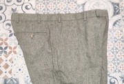 Spodnie Moss r. 38 NOWE Wełna pas 96 cm jodełka