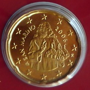 SAN MARINO 2006 20 CENTÓW UNC !!!!!!!!!!