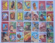 Król Lew / karteczki kolekcjonerskie notesikowe z lat 90-tych 