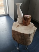 Stoliczek drewniany handmade 