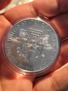 MONETA 1 DOLAR AMERYKAŃSKI ORZEŁ 1 UNCJA SREBRA 2020 ROK