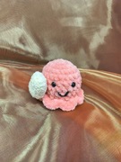 Ręcznie robiona meduza z sercem amigurumi – maskotka handmade