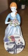 Figurka kobieta z kwiatkami Rumunia