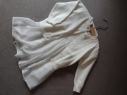 Sukienka i sweterek ecru na chrzest r.74 Cocodrillo