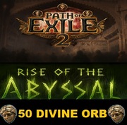 POE2 50 DIVINE ORB PATH OF EXILE 2 THE THIRD EDICT LIGA RISE OF THE ABYSSAL