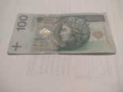 Banknot 100 zł 25.03.1994 seria zastępcza YJ | stan obiegowy