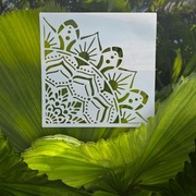 Szablon Mandala -wzór 60x60cm szablon 30x30cm, malarski tynk ozdobny Nr 7