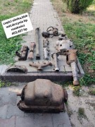 Części silnika moskwicz 403 407, blok silnika wał skrzynia biegów