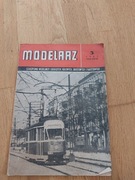 CZASOPISMO MODELARZ 1965 TRAMWAJ,SAMOLOT PC-6 WYRZUTNIA RAKIET