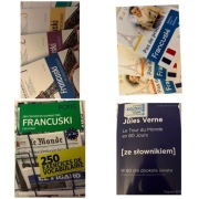 Duży zestaw do nauki francuskiego A1–C1 PONS + gramatyka + fiszki