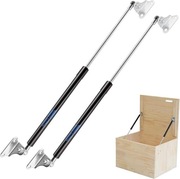 Rozpórki gazowe wytrzymałe, 380 mm 200 N/20.4 kg