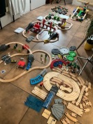 Drewniana kolejna, 4 kompletne oryginalne zestawy + mnóstwo rozszerzeń