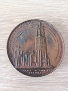 Medal Katedra Św. Zbawiciela w Brugii 1846 r.