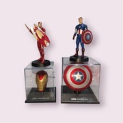 Replika tarczy Kapitana Ameryki i hełm Iron Mana - Marvel Movie Collection