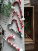 Ozdoba na choinkę laski zestaw 5 sztuk