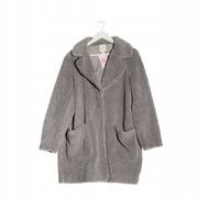 H&M Pluszowa kurtka Rozm. EU 36/38/40 S szara 