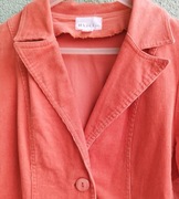 Sztruksowa, ruda marynarka - rozm. 40