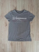 Szara koszulka, podkoszulek z napisem Livergy S