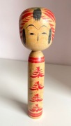 Japonia. Togatta Kokeshi, sygnowana. Showa