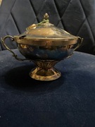 Cukiernica PRL z pokrywka 