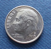 10 CENTÓW USA 1995 ONE DIME LIBERTY Roosevelt