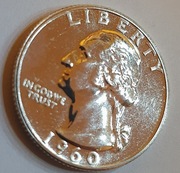 1/4 dolara 1960  ,Washington, Usa ,Ag900, Stan I.